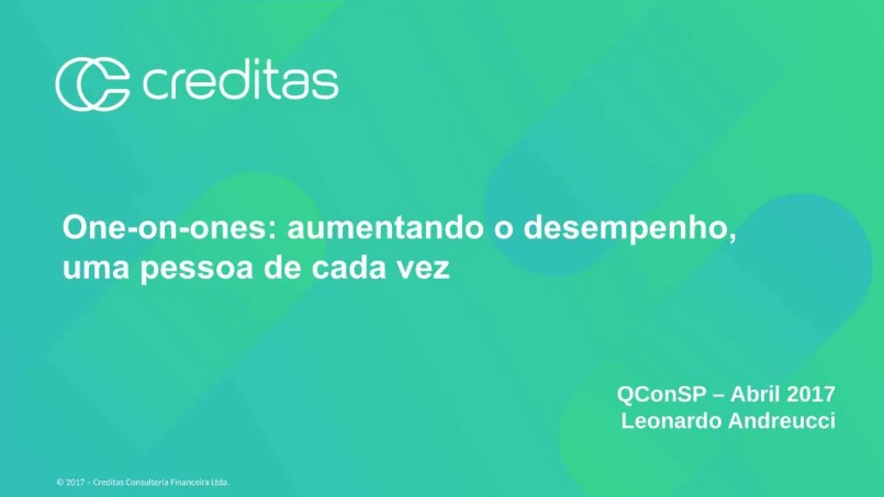 One-on-ones: aumentando o desempenho, uma pessoa de cada vez